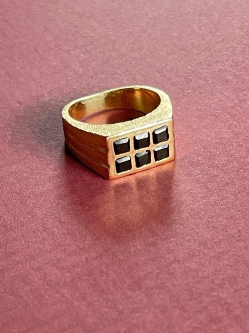 Bonito Jewelry Romeo Ring with Black Onyx Stones